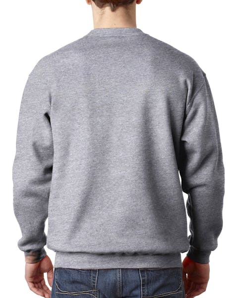 Bayside BA1102 Adult 9.5 oz., 80/20 Heavyweight Crewneck Sweatshirt - Ninja Transfers