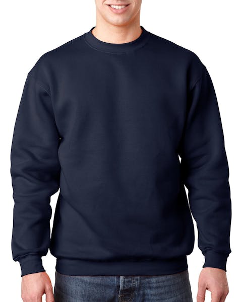 Bayside BA1102 Adult 9.5 oz., 80/20 Heavyweight Crewneck Sweatshirt - Ninja Transfers