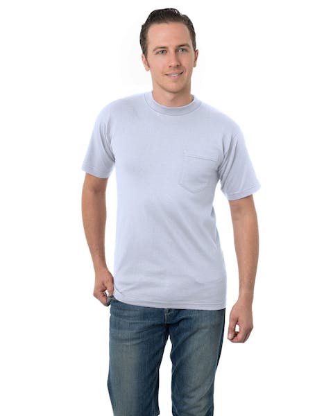 Bayside BA3015 Adult 6.1 oz., Cotton Pocket T - Shirt - Ninja Transfers