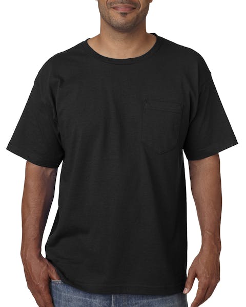 Bayside BA5070 Camiseta de manga corta con bolsillo para adulto
