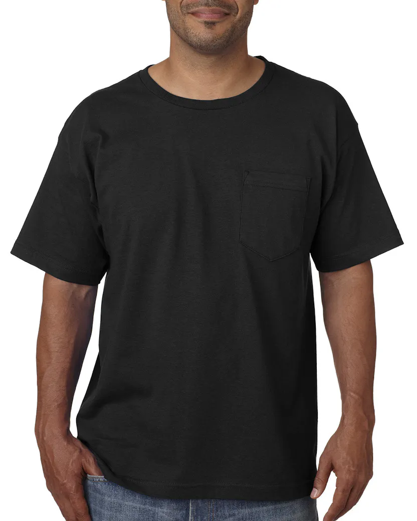 Bayside BA5070 Adult Short-Sleeve T-Shirt with Pocket