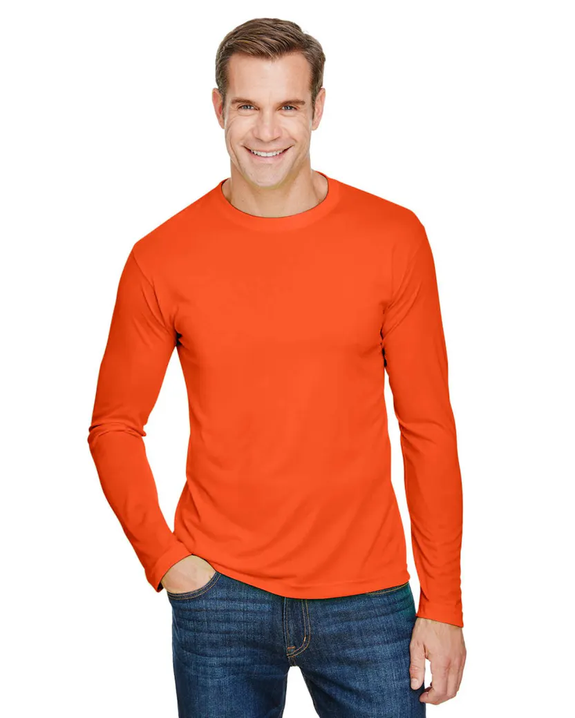 Bayside BA5360 Unisex 4.5 oz., 100% Polyester Performance Long-Sleeve T-Shirt