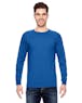 Bayside BA6100 Adult 6.1 oz., 100% Cotton Long Sleeve T - Shirt - Ninja Transfers