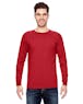 Bayside BA6100 Adult 6.1 oz., 100% Cotton Long Sleeve T - Shirt - Ninja Transfers