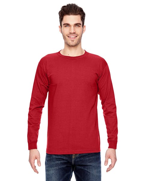 Bayside BA6100 Adult 6.1 oz., 100% Cotton Long Sleeve T-Shirt