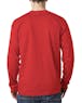 Bayside BA8100 Adult 6.1 oz., 100% Cotton Long Sleeve Pocket T - Shirt - Ninja Transfers