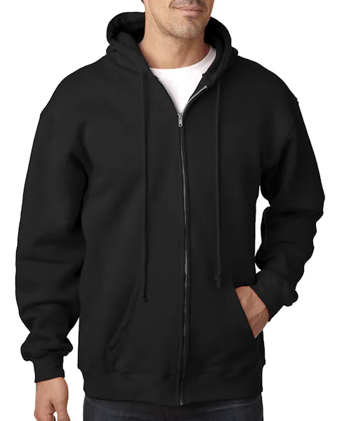 Bayside BA900 Adult Full-Zip Hooded Sweatshirt