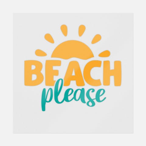 Beach Please Transfer - Ninja Transfers