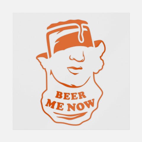 Beer Me Now Transfer - Ninja Transfers