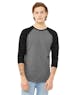 Bella + Canvas 3000C Men's Jersey Long - Sleeve Baseball T - Shirt - Ninja Transfers