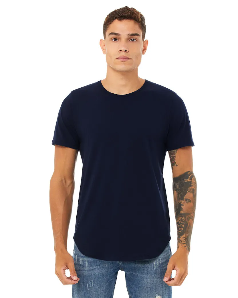 Bella + Canvas 3003C FWD Fashion Men's Curved Hem Short Sleeve T-Shirt