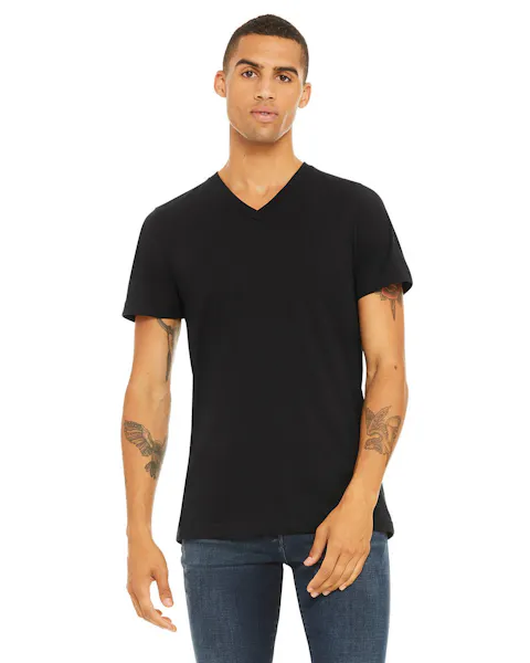 Bella + Canvas 3005 Camiseta unisex de manga corta con cuello en V