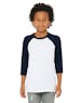 Bella + Canvas 3200Y Youth 3/4 - Sleeve Baseball T - Shirt - Ninja Transfers