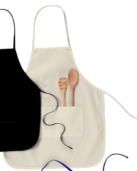 "Big Accessories APR52 Two - Pocket 28" Apron" - Ninja Transfers