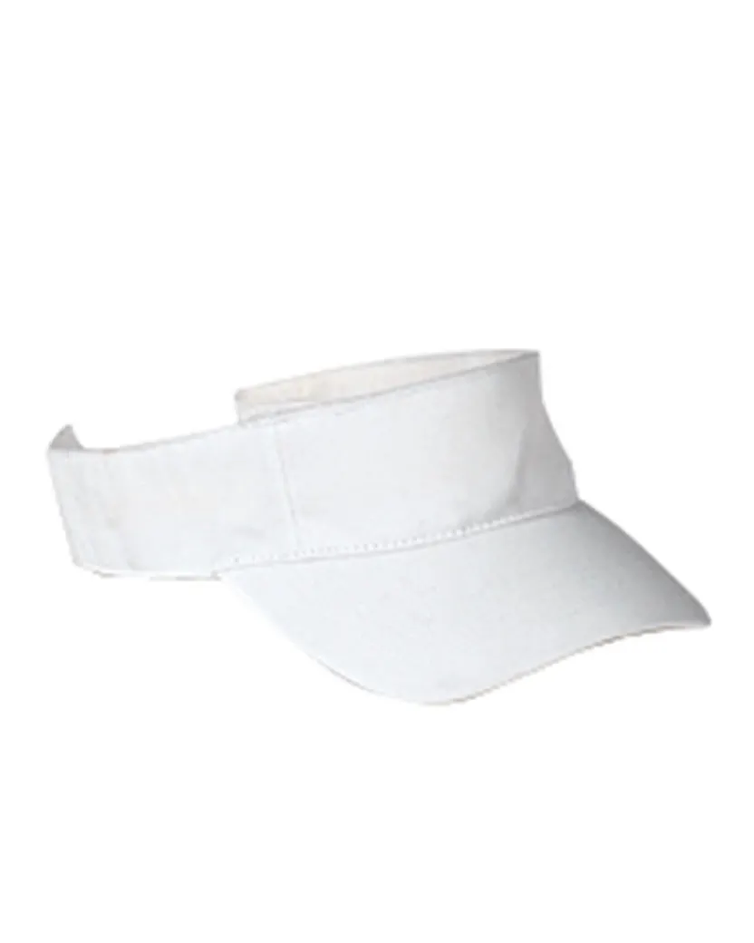Big Accessories BX006 Cotton Twill Visor - Ninja Transfers