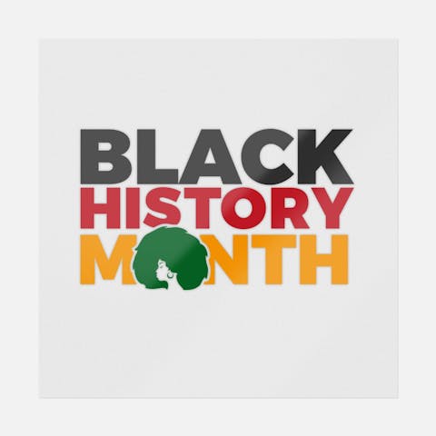 Black History Month Head - Ninja Transfers