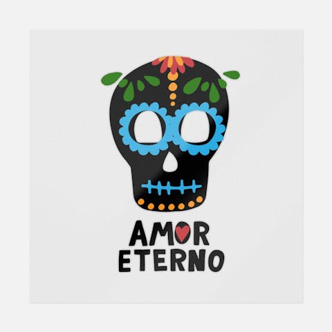 Black Sugar Skull - Ninja Transfers