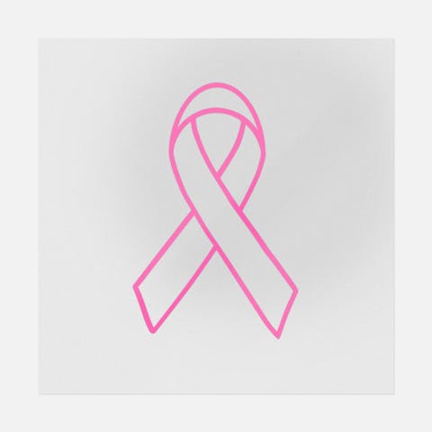 Breast Cancer Awareness Ribbon 2 - Ninja Transfers