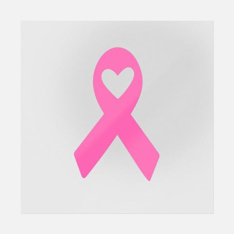 Breast Cancer Awareness Ribbon 3 - Ninja Transfers