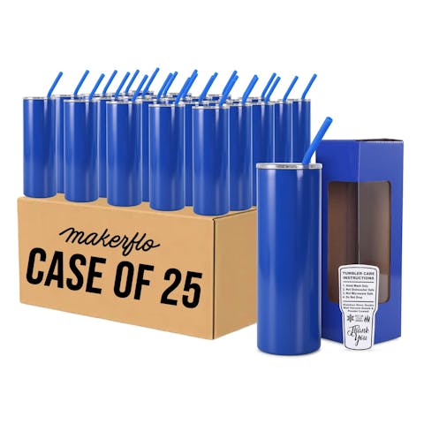 20oz Skinny Tumbler (Powder Coated)