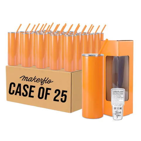 Vaso delgado de 20 oz (recubierto de polvo)