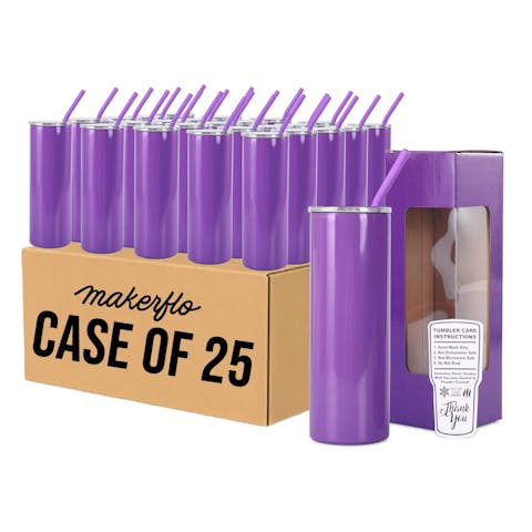 20oz Skinny Tumbler (Powder Coated)