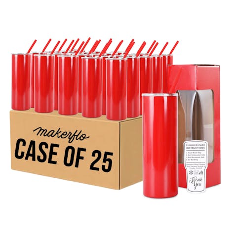 20oz Skinny Tumbler (Powder Coated)