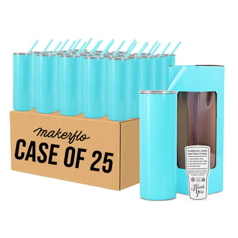 Vaso delgado de 20 oz (recubierto de polvo)