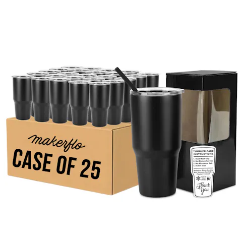 Vaso de 30 oz (recubierto de polvo)