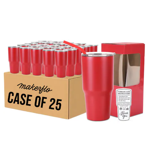 Vaso de 30 oz (recubierto de polvo)
