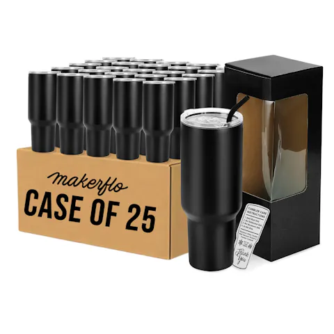 Vaso de 40 oz (recubierto de polvo)