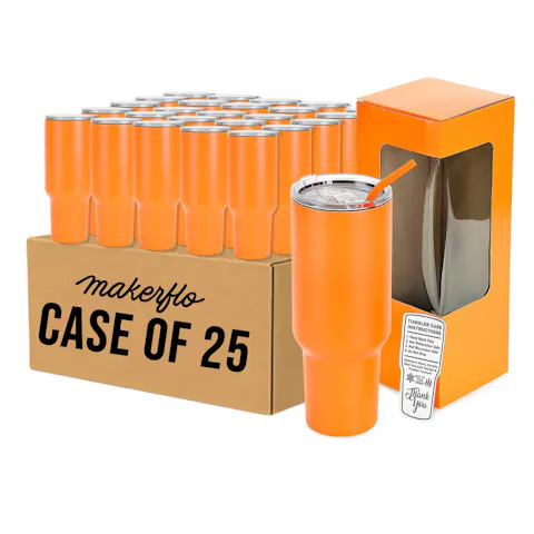 Vaso de 40 oz (recubierto de polvo)