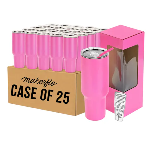 Vaso de 40 oz (recubierto de polvo)