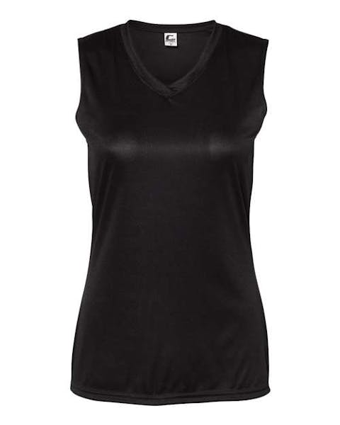 C2 Sport 5663 Women's Sleeveless V - Neck T-Shirt - Ninja Transfers
