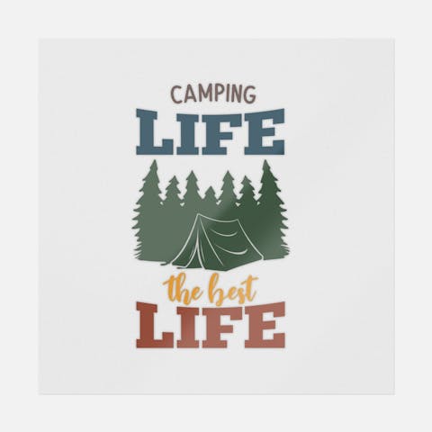 Camping Life The Best Life - Ninja Transfers