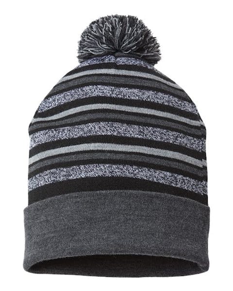 CAP AMERICA RKL12 USA - Made Striped Beanie - Ninja Transfers