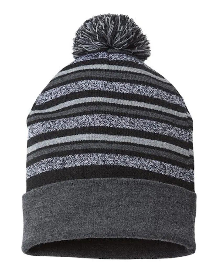 CAP AMERICA RKL12 USA - Made Striped Beanie - Ninja Transfers