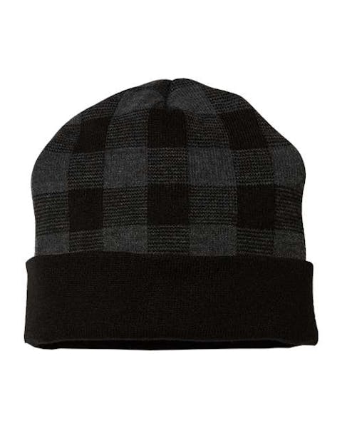 CAP AMERICA RKP12 USA - Made Plaid Beanie - Ninja Transfers