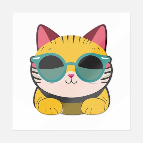 Cat On Summer - Ninja Transfers