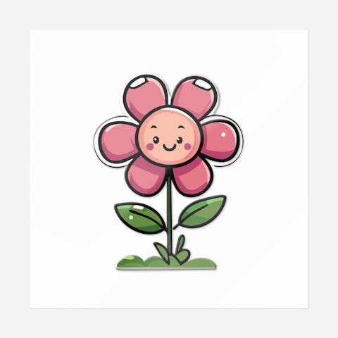 Cheerful Petals Flower - Ninja Transfers