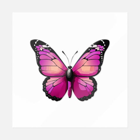 Cherry Blossom Wings Butterfly - Ninja Transfers
