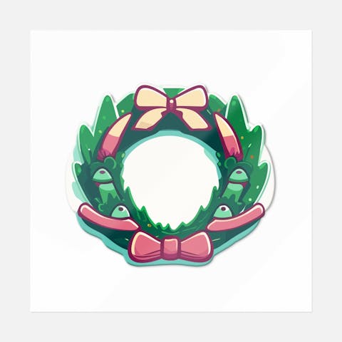 Christmas Wreath - Ninja Transfers