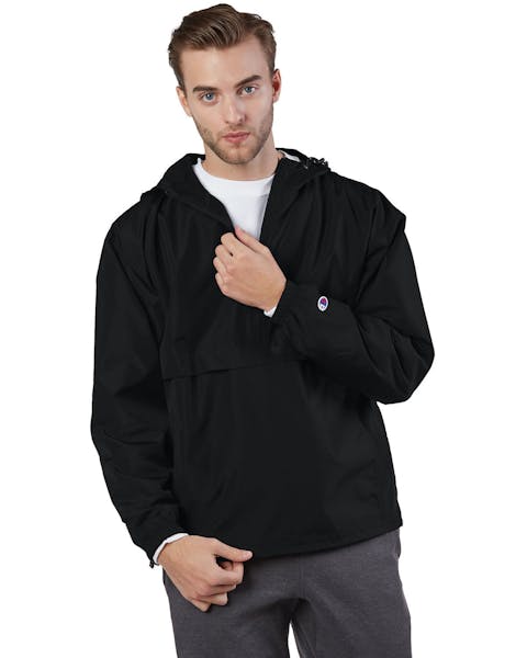 Champion CO200 Adult Packable Anorak 1/4 Zip Jacket