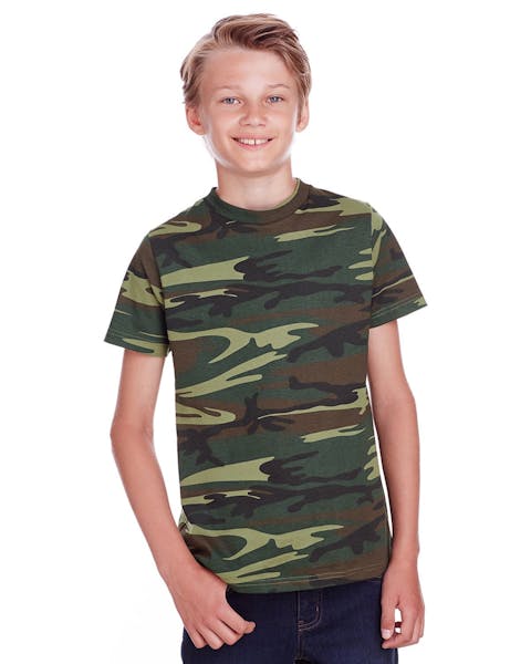 Code Five C52207 Youth Camo T-Shirt - Ninja Transfers