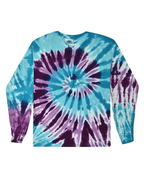 Colortone 2000 Tie - Dyed Long Sleeve T-Shirt - Ninja Transfers