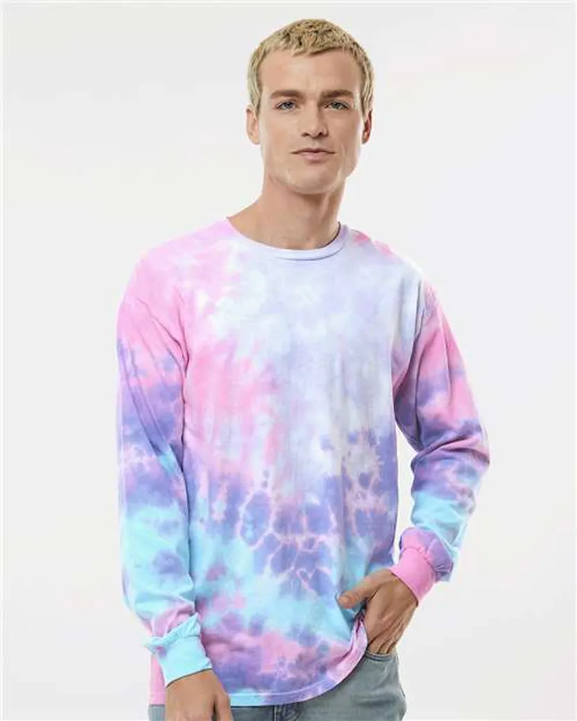 Colortone 2000 Tie - Dyed Long Sleeve T-Shirt - Ninja Transfers