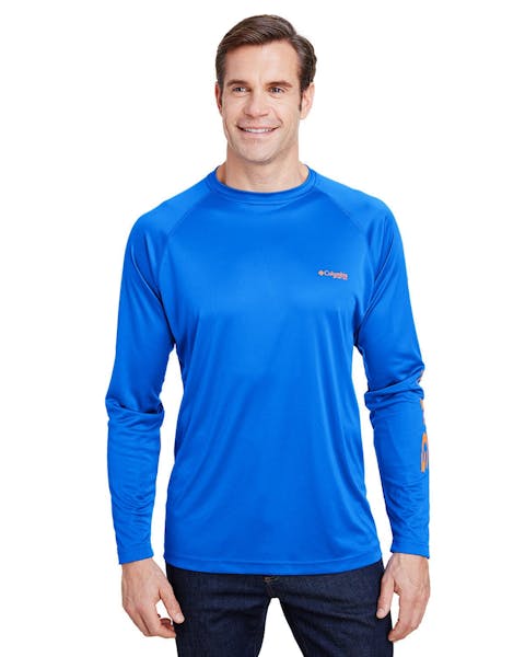 Columbia 1388261 Terminal Tackle Long - Sleeve T-Shirt - Ninja Transfers