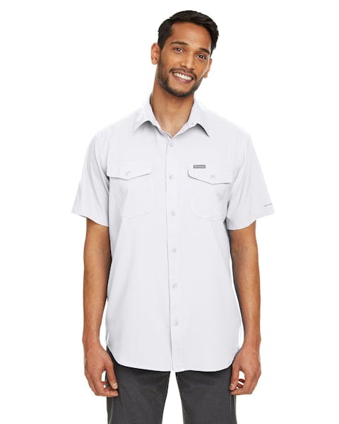 Columbia 1577761 Men's Utilizer II Solid Performance Short - Sleeve Shirt - Ninja Transfers