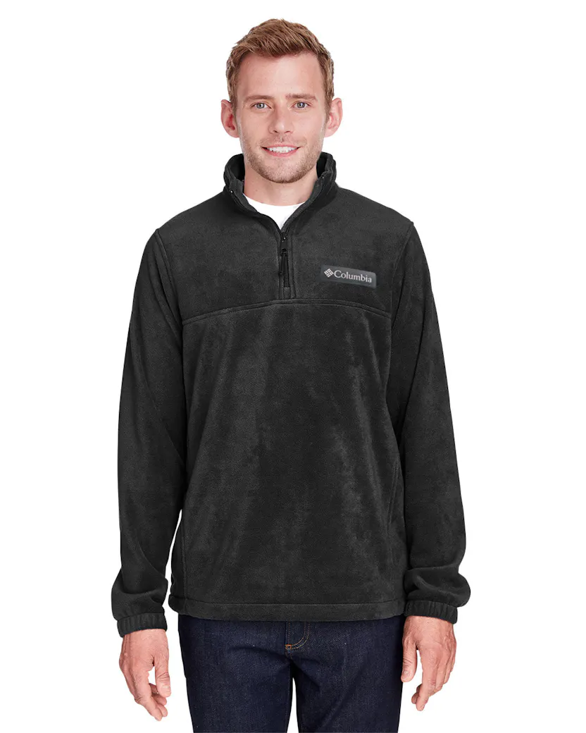 Columbia 1620191 Men's Steens Mountain Half - Zip Fleece Jacket - Ninja Transfers