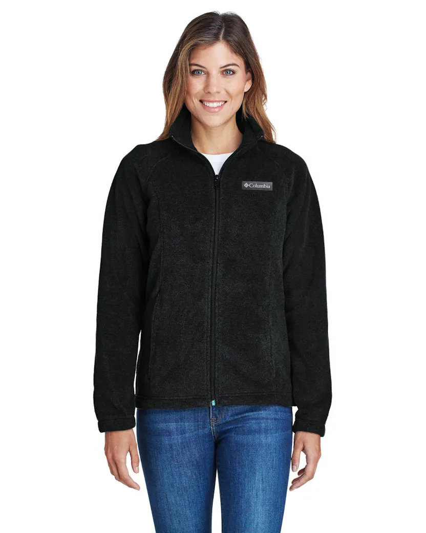 Columbia 6439 Ladies' Benton Springs Full - Zip Fleece - Ninja Transfers